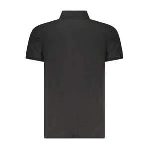 Calvin Klein Black Cotton Men Polo Shirt