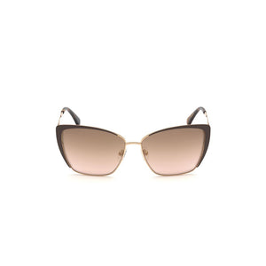 Guess Brown Metal Sunglasses