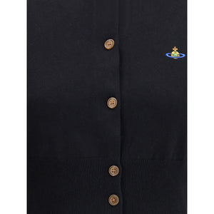 Vivienne Westwood Black Cotton Cardigan