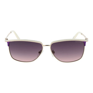 Guess White Metal Sunglasses