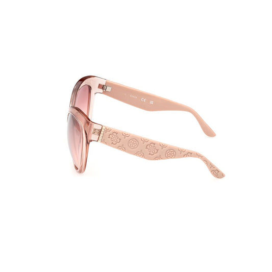 Guess Beige Resin Sunglasses