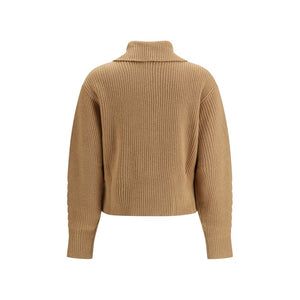 Max Mara Brown Wool Sweatshirt