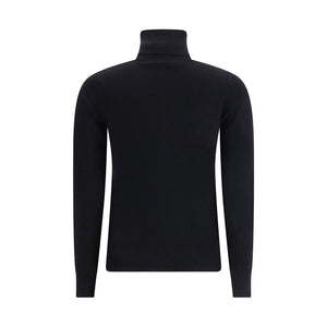 Max Mara Black Wool Turtleneck