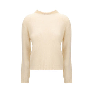Max Mara Cream Polyamide Sweatshirt