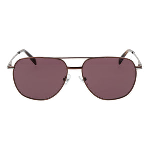 Hackett Brown Metal Sunglasses