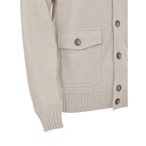 Gran Sasso Beige Cashmere Cardigan
