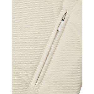 Gran Sasso White Wool Full-Length Jacket