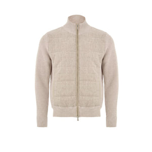 Gran Sasso Beige Wool Bomber