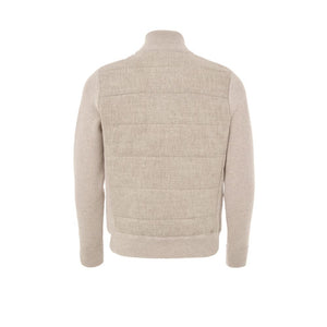 Gran Sasso Beige Wool Bomber
