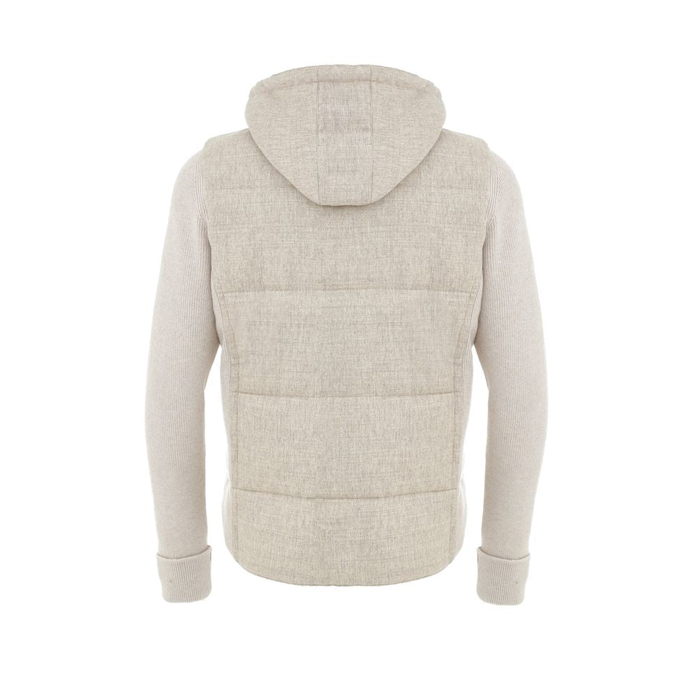 Gran Sasso Beige Wool Shell Jacket