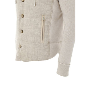 Gran Sasso Beige Wool Shell Jacket