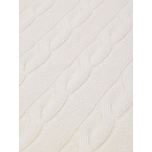 Gran Sasso White Cashmere Cashmere Sweater