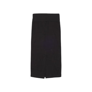 Puma Black Cotton Long Skirt