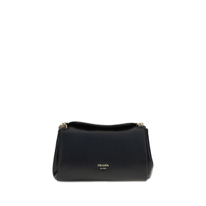 Prada Black Lamb Ovis Aries Aries Shoulder Bag