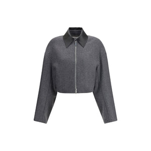Max Mara Gray Fleece Wool Clothing