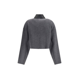 Max Mara Gray Fleece Wool Clothing