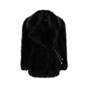 Max Mara Black Polyester Coat