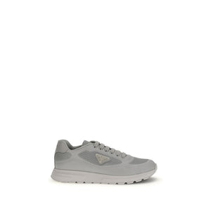 Prada Gray Rubber Athletic Sneakers