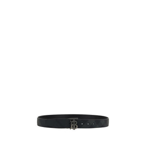 Burberry Black Calf Leather Bos Taurus Regular Belt