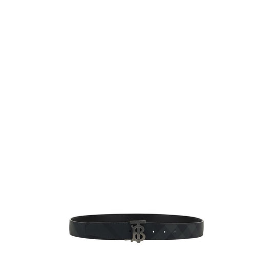 Burberry Black Calf Leather Bos Taurus Regular Belt