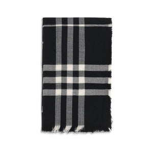 Burberry Black Wool Scarf