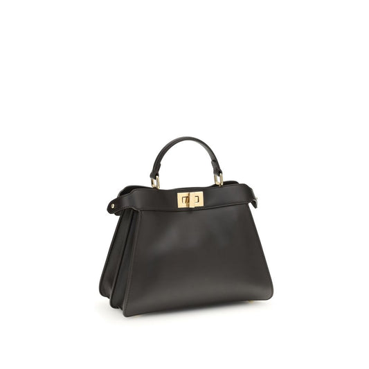 Fendi Brown Calf Leather Bos Taurus Handbag