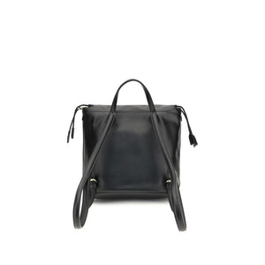 Fendi Black Calf Leather Bos Taurus Backpack