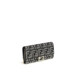 Fendi Blue Cotton Wallet