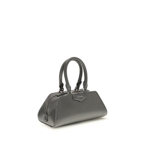Givenchy Gray Calf Leather Bos Taurus Handbag