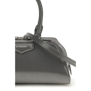 Givenchy Gray Calf Leather Bos Taurus Handbag