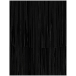 Dolce & Gabbana Black Silk Long Skirt