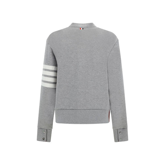 Thom Browne Gray Cotton Cardigan