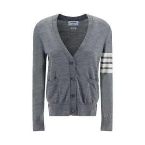 Thom Browne Gray Merino Wool Polo Shirt