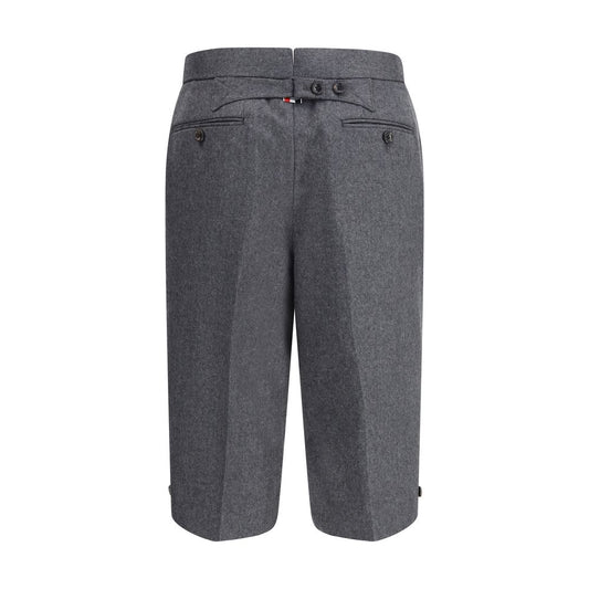Thom Browne Gray Wool Bermuda Shorts