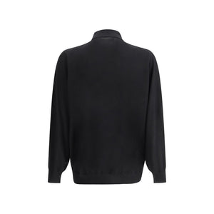 Brunello Cucinelli Black Cashmere Dress Shirt