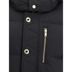Moose Knuckles Black Cotton Coat