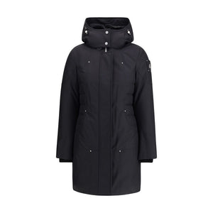 Moose Knuckles Black Recycled Polyester Parka