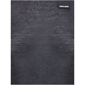 Miu Miu Black Cotton Casual Dress