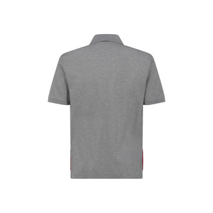 Thom Browne Gray Cotton Polo Shirt