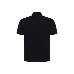 Thom Browne Blue Cotton Polo Shirt