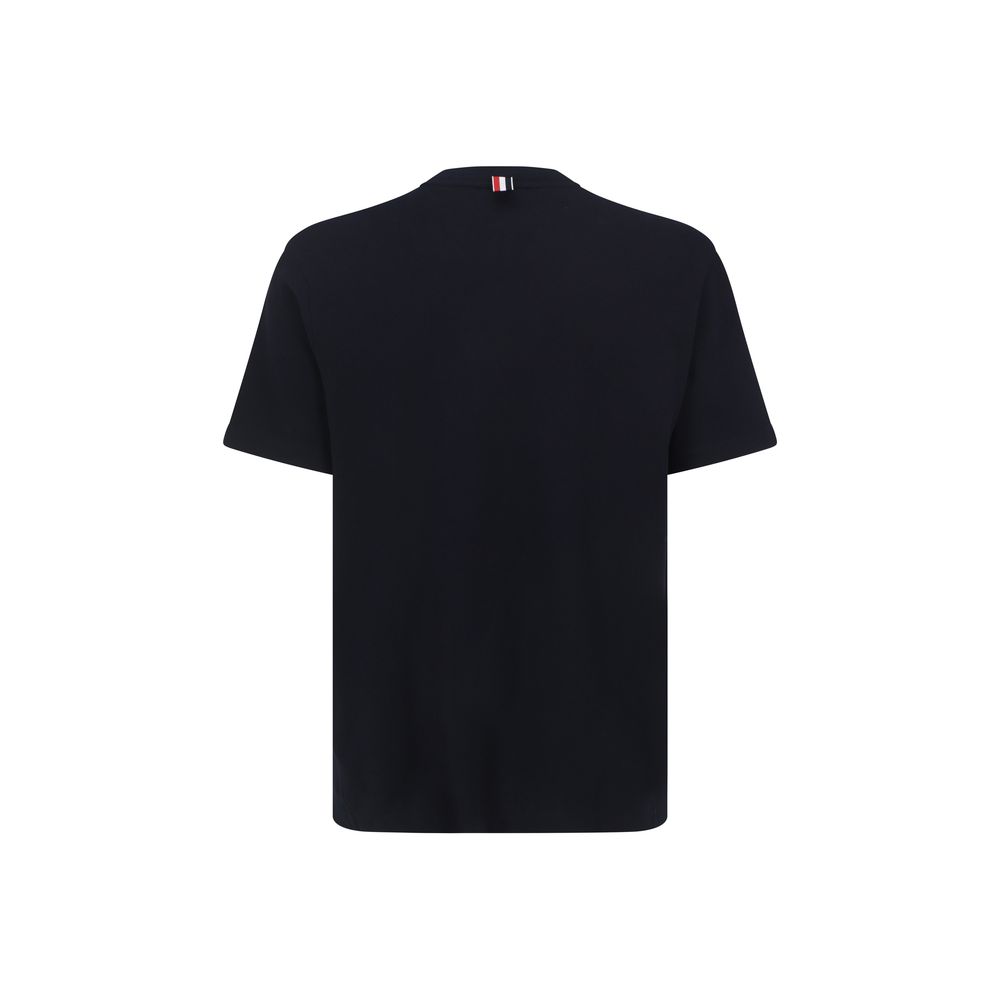 Thom Browne Blue Cotton T-Shirt