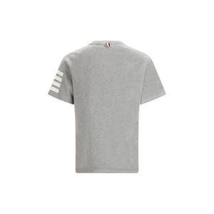 Thom Browne Gray Cotton T-Shirt