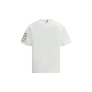 Thom Browne White Cotton T-Shirt