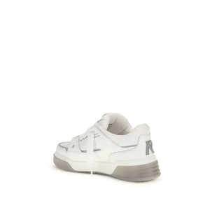 Represent White Calf Leather Bos Taurus Sneakers