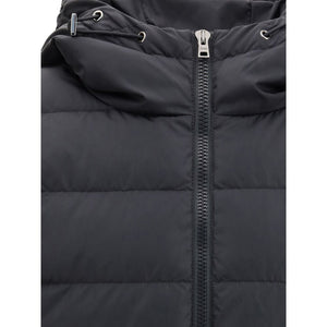 Herno Black Wool Bomber