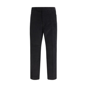 Thom Browne Black Cotton Chino Pants