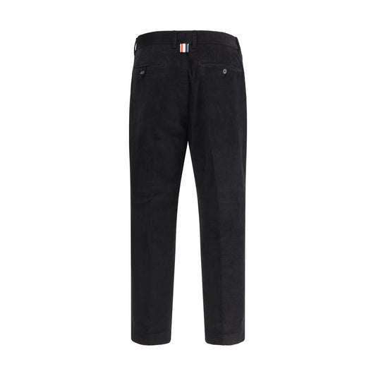 Thom Browne Black Cotton Chino Pants