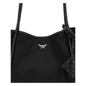 MCM Black Fabric Shoulder Bag