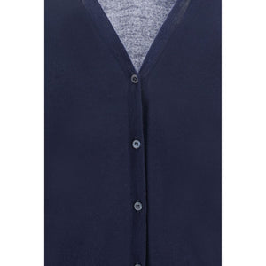 Prada Blue Cashmere Cardigan
