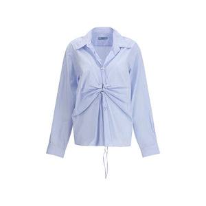 Prada Light Blue Cotton Dress Shirt